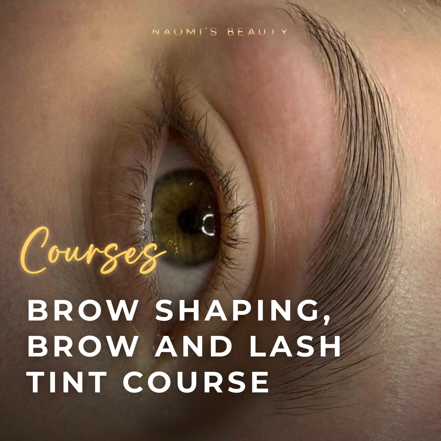 BROW SHAPING, BROW AND LASH TINT COURSE
