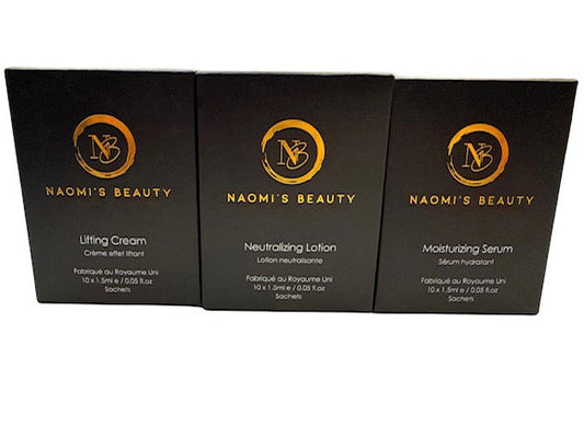 Lash Lifting Cream, Neutralising Lotion, Moisturising Cream STEP 1,2,3