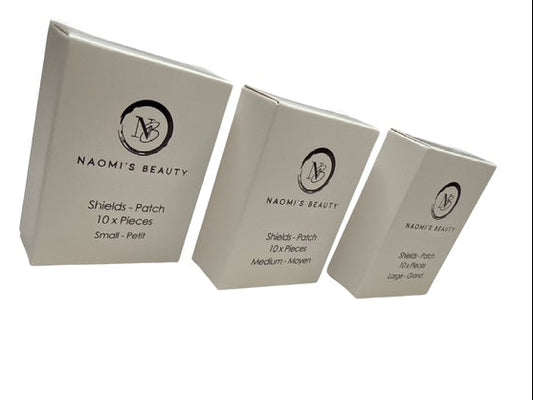 Small, Medium & Large silicone shields